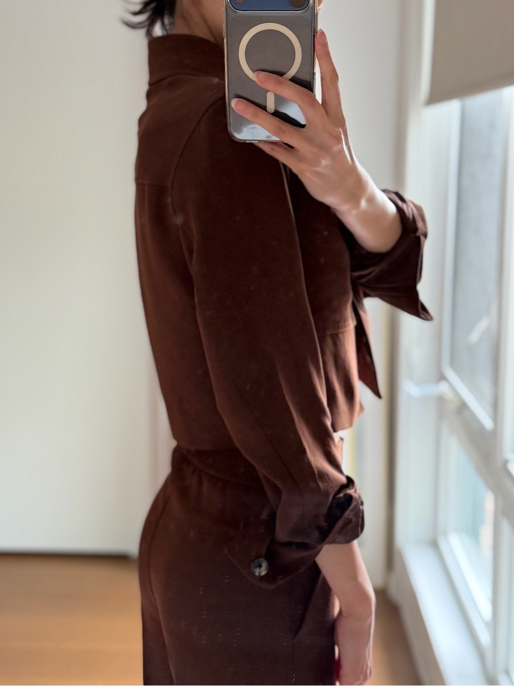 Wilfred Crepette Crop Blazer & Effortless Pants Set - Picture 6 of 6